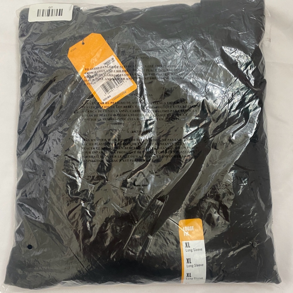 Carhartt Black Long Sleeve Shirt, Size XL​ - Picture 4 of 7